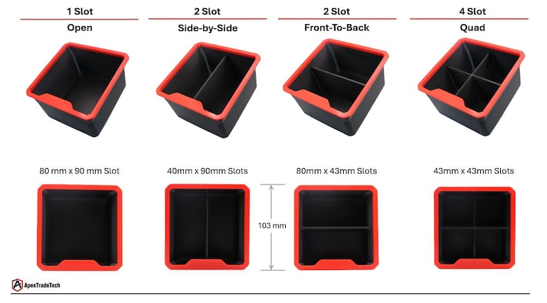 Standard Series Bin | Custom Text | 1 Piece